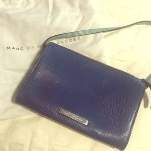 Marc by Marc Jacobs teal and blue cross body bag